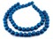TheBeadChest 16mm Natural Round Wood Beads, Wooden Beads Loose Wood Spacer Beads for DIY Jewelry Making, 4 Sizes (8mm, 10mm, 12mm, 20mm) - Blue - Azul